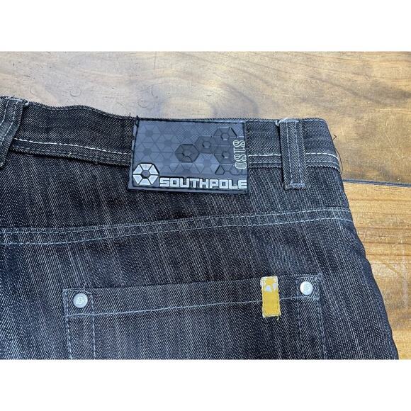 VTG Southpole Black Baggy Jeans Y2K
Skater Hip Hop Dark Denim Jeans 36x32 - Picture 7 of 10